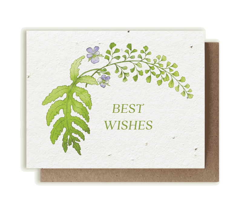 Botanical Best Wishes - Plantable Herb Seed Card