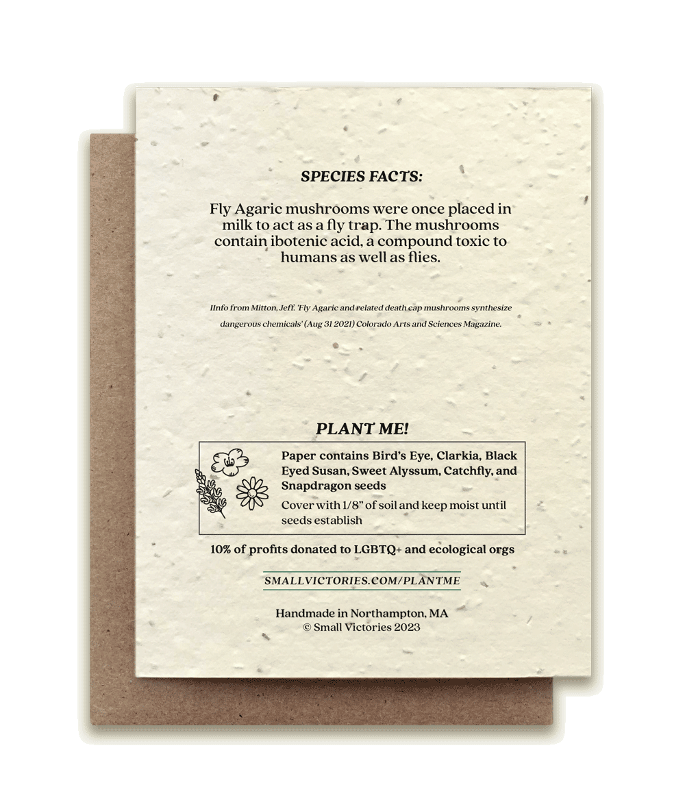 THANK YOU Plantable Wildflower Seed Paper Heart Favour