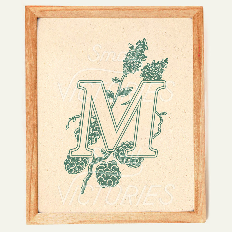 Monogram Alphabet - Print