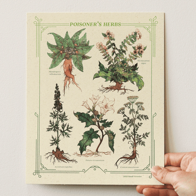 Poisoner's Herbs Print