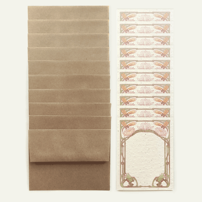 Pondside Flat Notecard Set - Plantable Wildflower Seed Paper