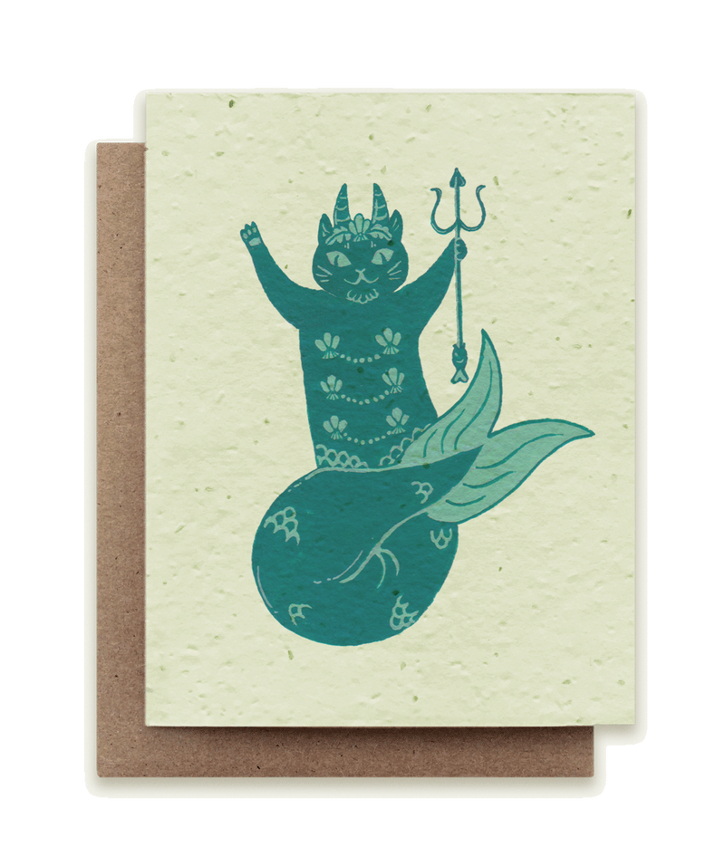 Cat Zodiac: Capricorn - Plantable Catnip Seed Card