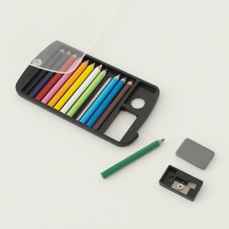 Mini Colored Pencils Travel Set