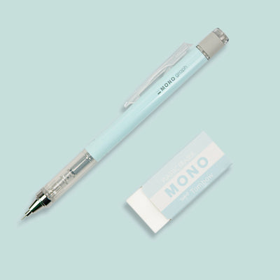Tombow Pastel Mechanical Pencil & Eraser Set