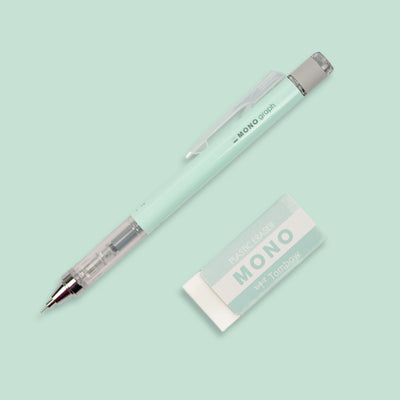 Tombow Pastel Mechanical Pencil & Eraser Set