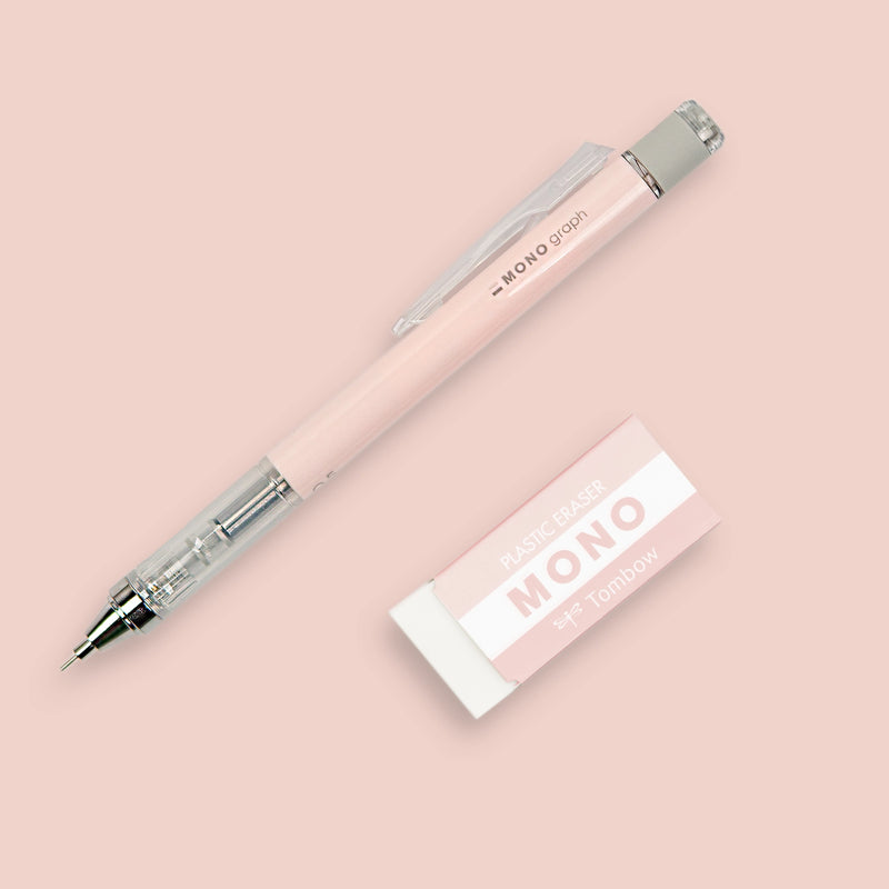 Tombow Pastel Mechanical Pencil & Eraser Set