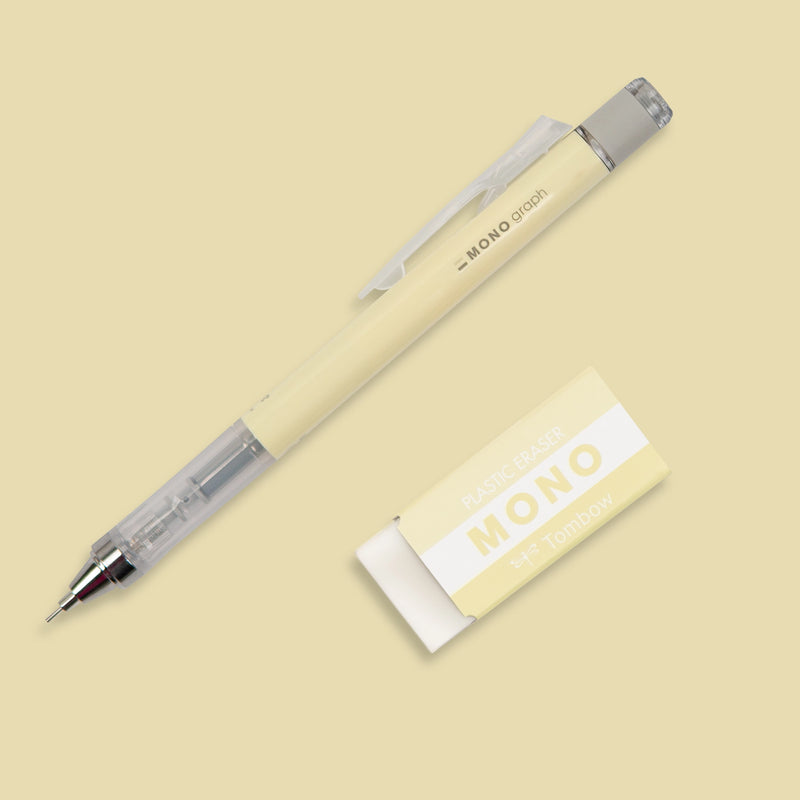 Tombow Pastel Mechanical Pencil & Eraser Set