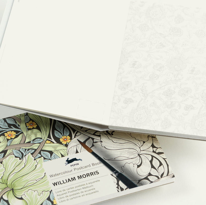 William Morris Watercolor Postcard Book